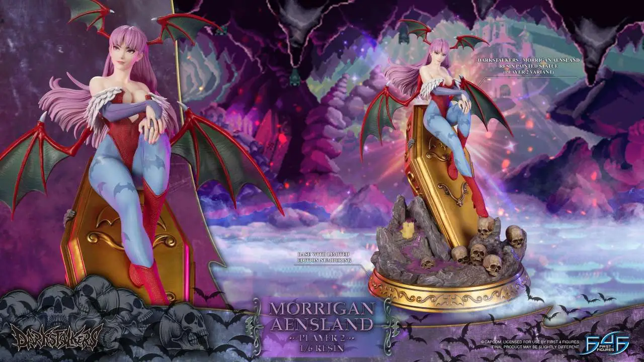 Statue darkstalkers morrigan aensland player 2 1/6 resin